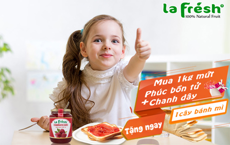 Mứt phúc bồn tử tiện dụng, an toàn trong mùa dịch