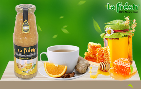 Nước cốt gừng mật ong sản phẩm không thể thiếu của mọi nhà